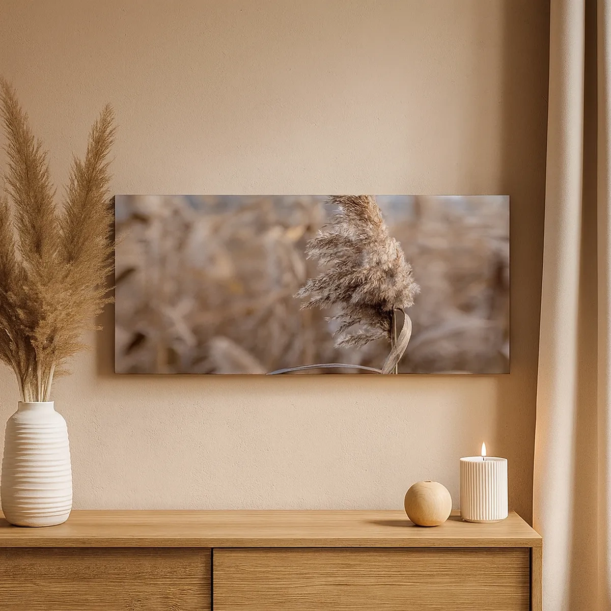 Schilderen op canvas - Tijd om met de wind mee te gaan - 30x30 cm