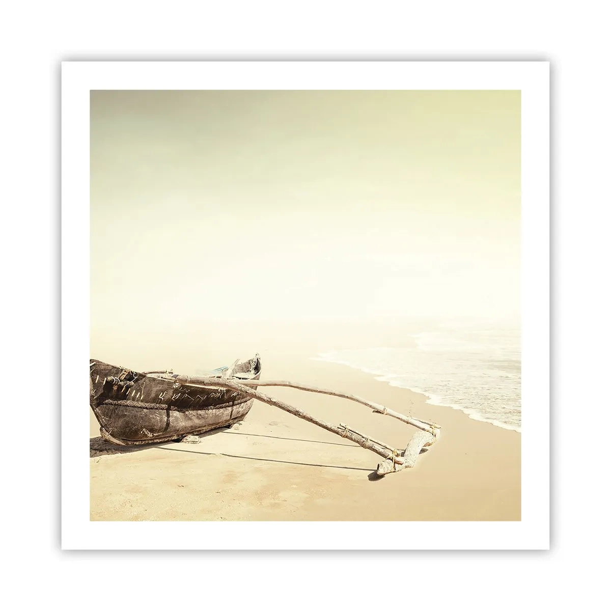 Poster - Geheugen van de Stille Zuidzee - 60x60 cm