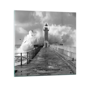 Schilderen op glas - Onbevreesd - 50x50 cm