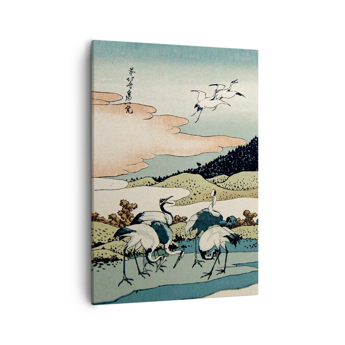 Schilderen op canvas - In de Japanse geest - 50x70 cm