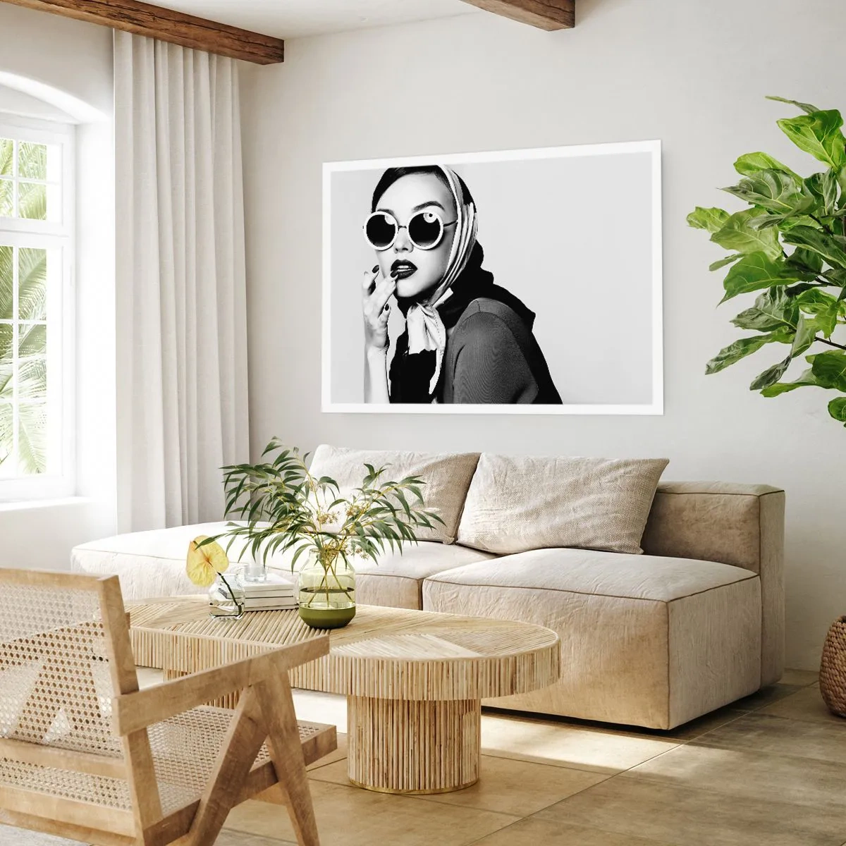 Poster - Groeten uit de jaren 60 - 100x70 cm