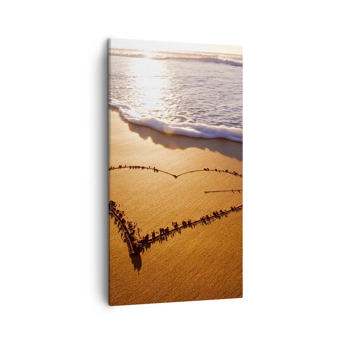 Schilderen op canvas - Vakantie bekentenis - 45x80 cm