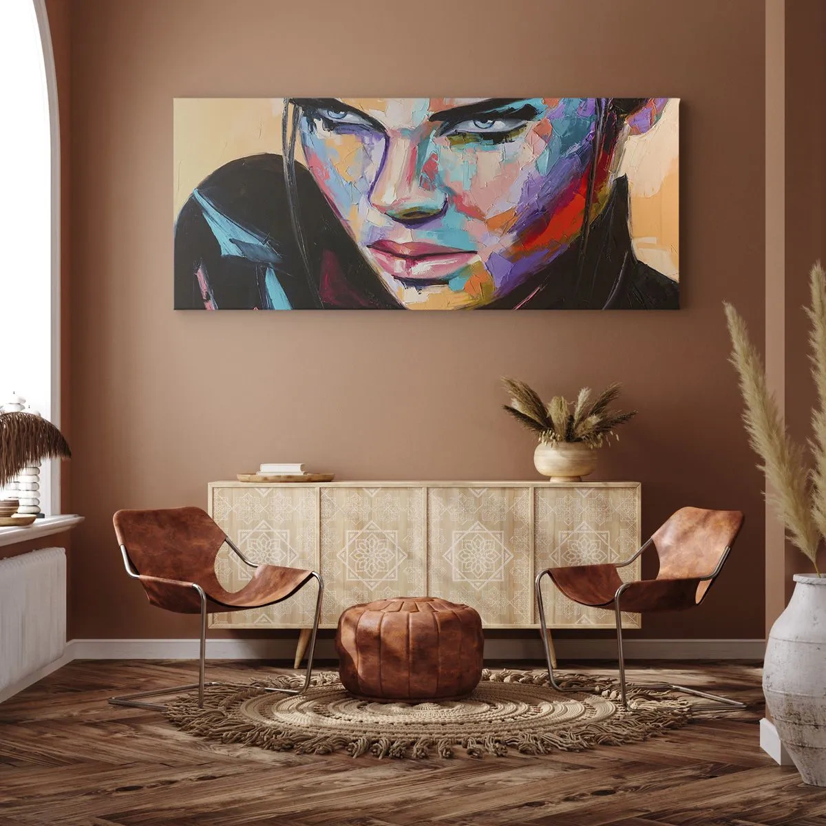 Schilderen op canvas - Wildheid in het hart - 120x50 cm