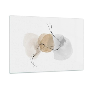 Schilderen op glas - Lucht kralen - 120x80 cm