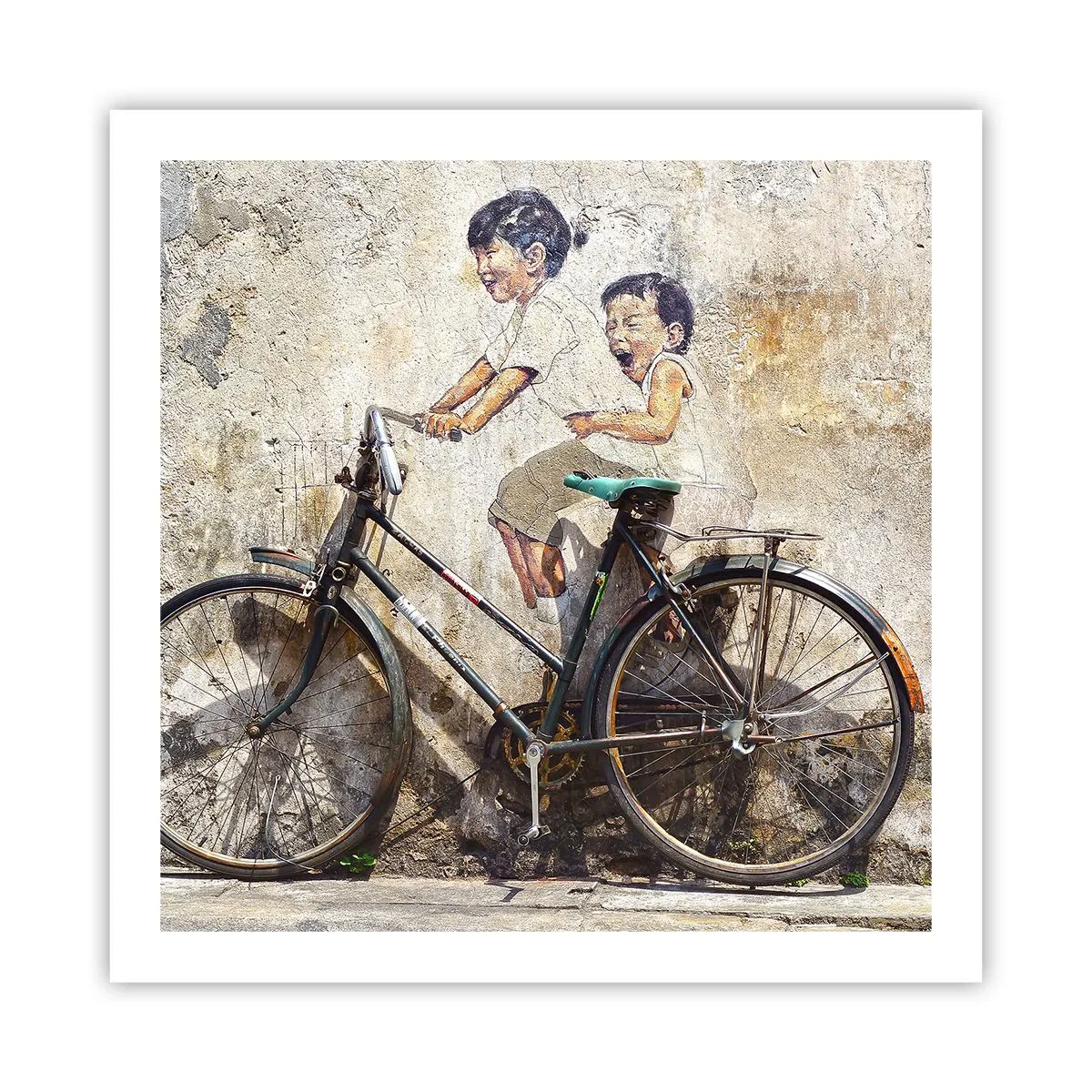 Poster - Waar of niet waar? - 60x60 cm