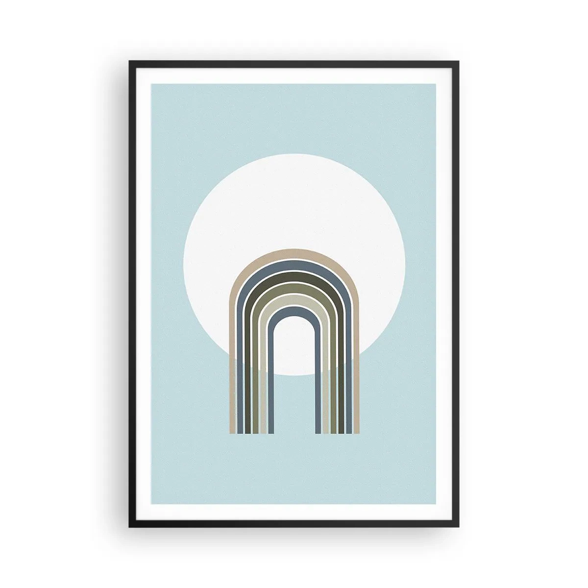 Poster in een zwarte lijst - Onweerstaanbare aantrekkingskracht - 70x100 cm