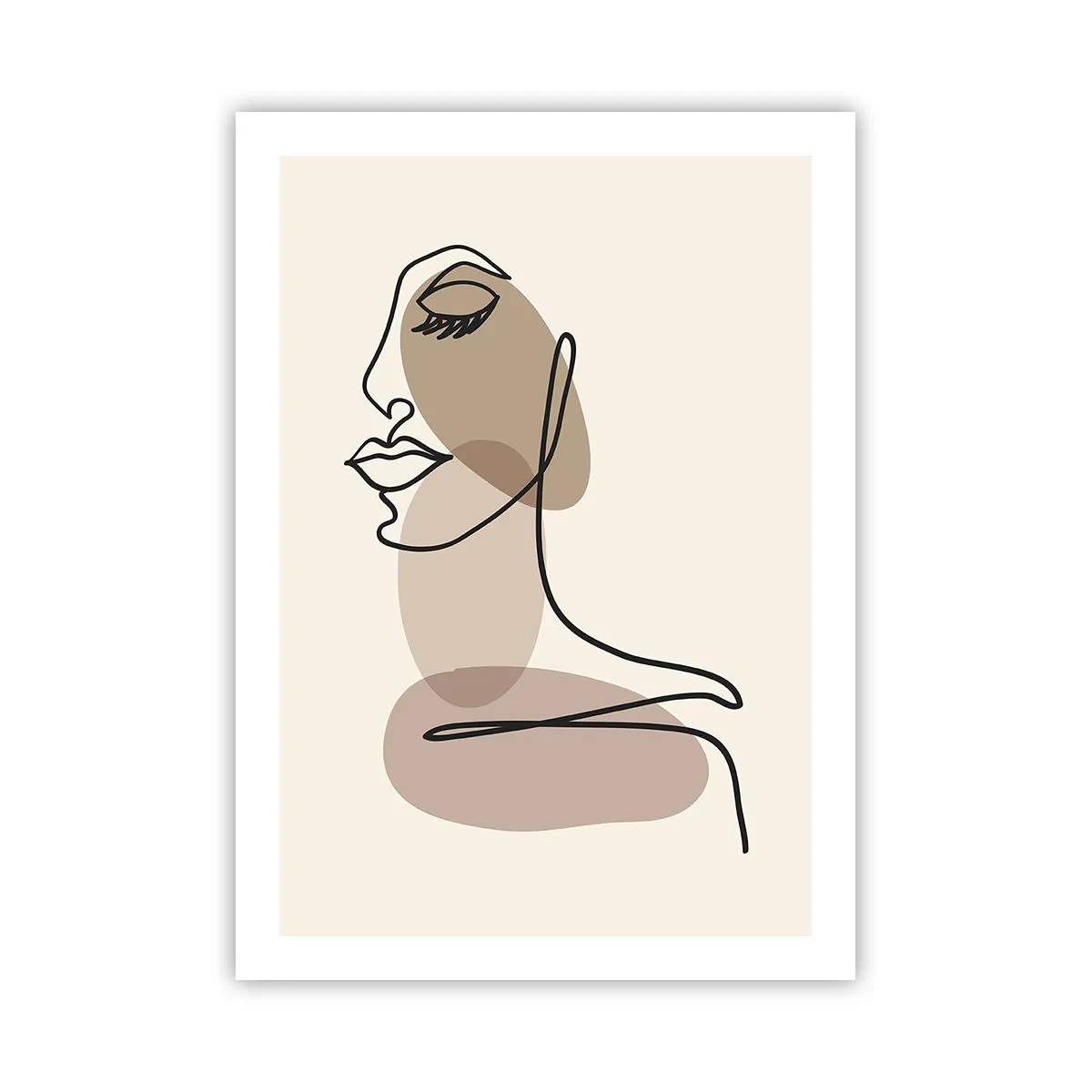 Poster - Een bepaalde lijn van schoonheid - 50x70 cm