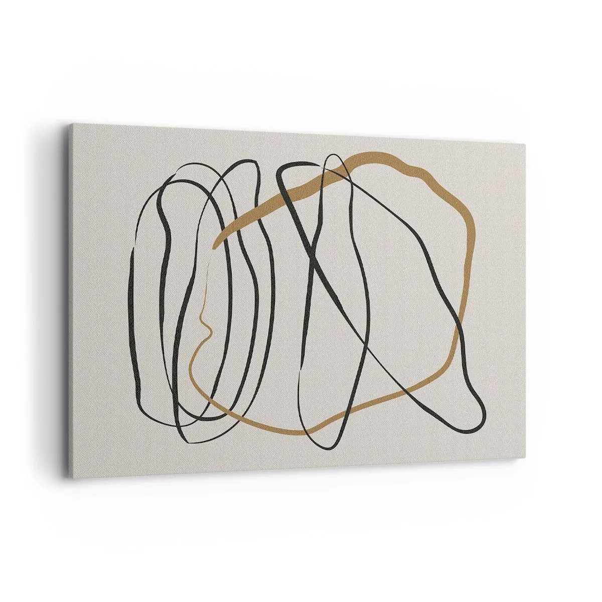 Schilderen op canvas - Compositie – loopdans - 100x70 cm