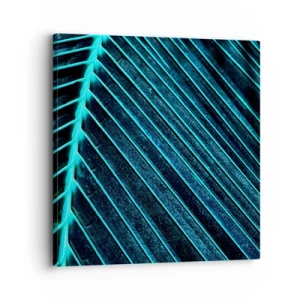 Schilderen op canvas - Groene textuur - 30x30 cm