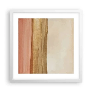Poster in een witte lijst - Verticale compositie - 40x40 cm
