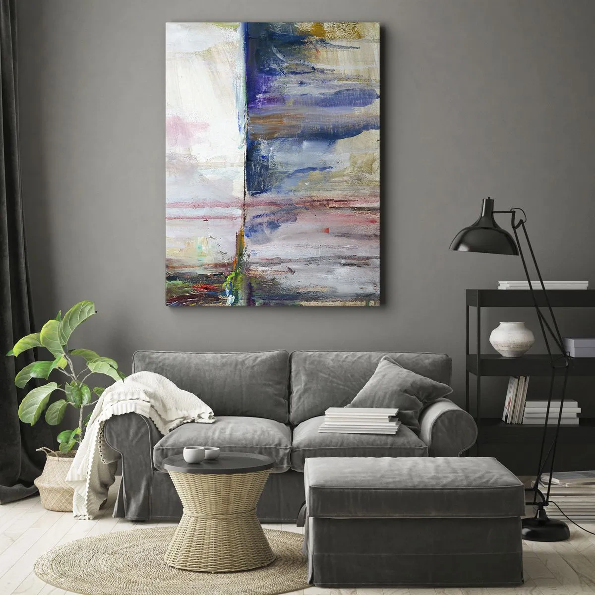 Schilderen op canvas - Kleurrijke impressies en associaties - 50x70 cm