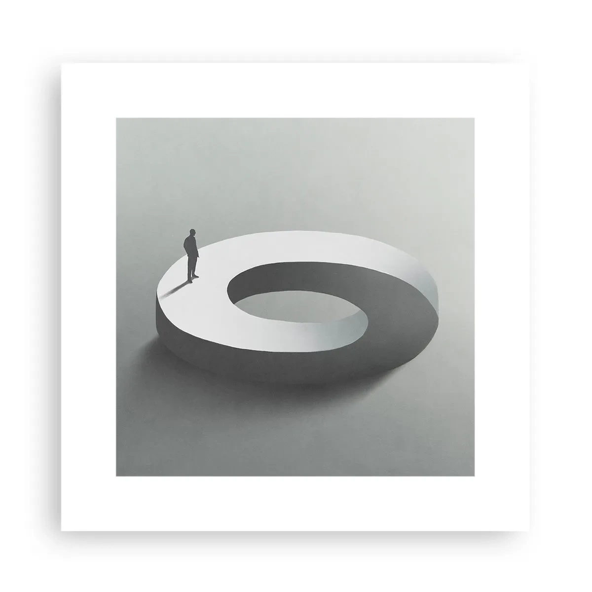 Poster - En wees hier slim - 30x30 cm