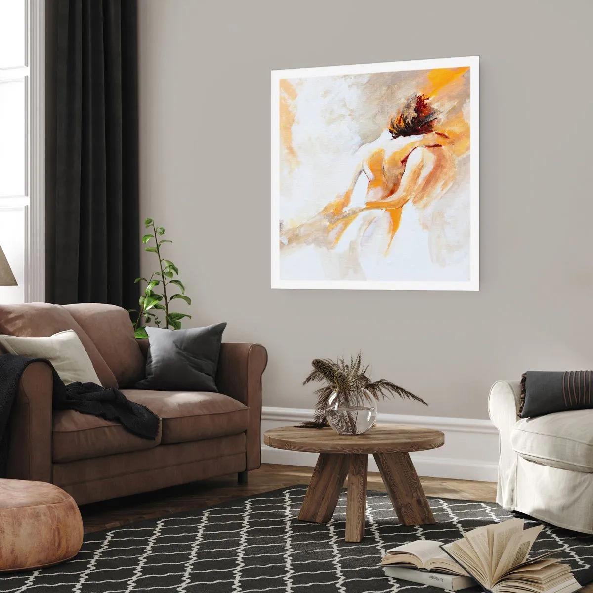 Poster - In de lucht van nabijheid - 60x60 cm