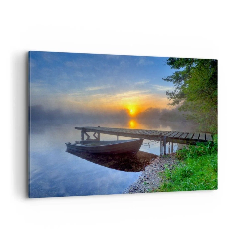 Schilderen op canvas - Hoe gewoon verandert in magie - 100x70 cm