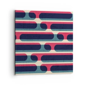 Schilderen op canvas - In de diepte en vooruit - 70x70 cm