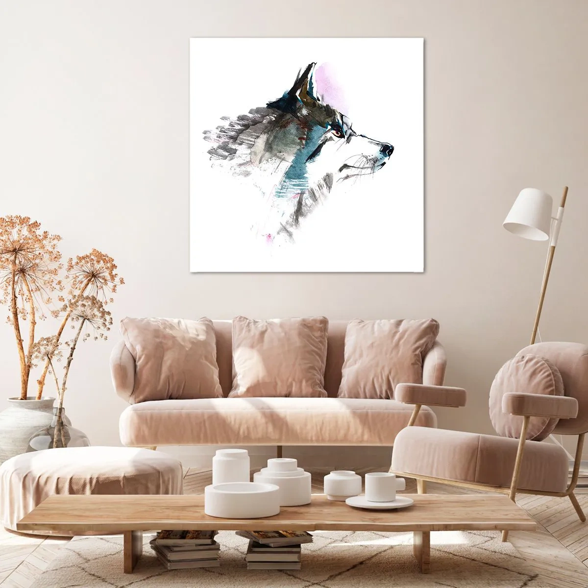 Schilderen op canvas - Als we het over de duivel hebben - 50x50 cm