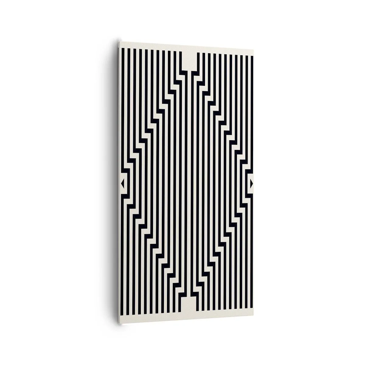 Schilderen op canvas - Geometrische illusie - 65x120 cm