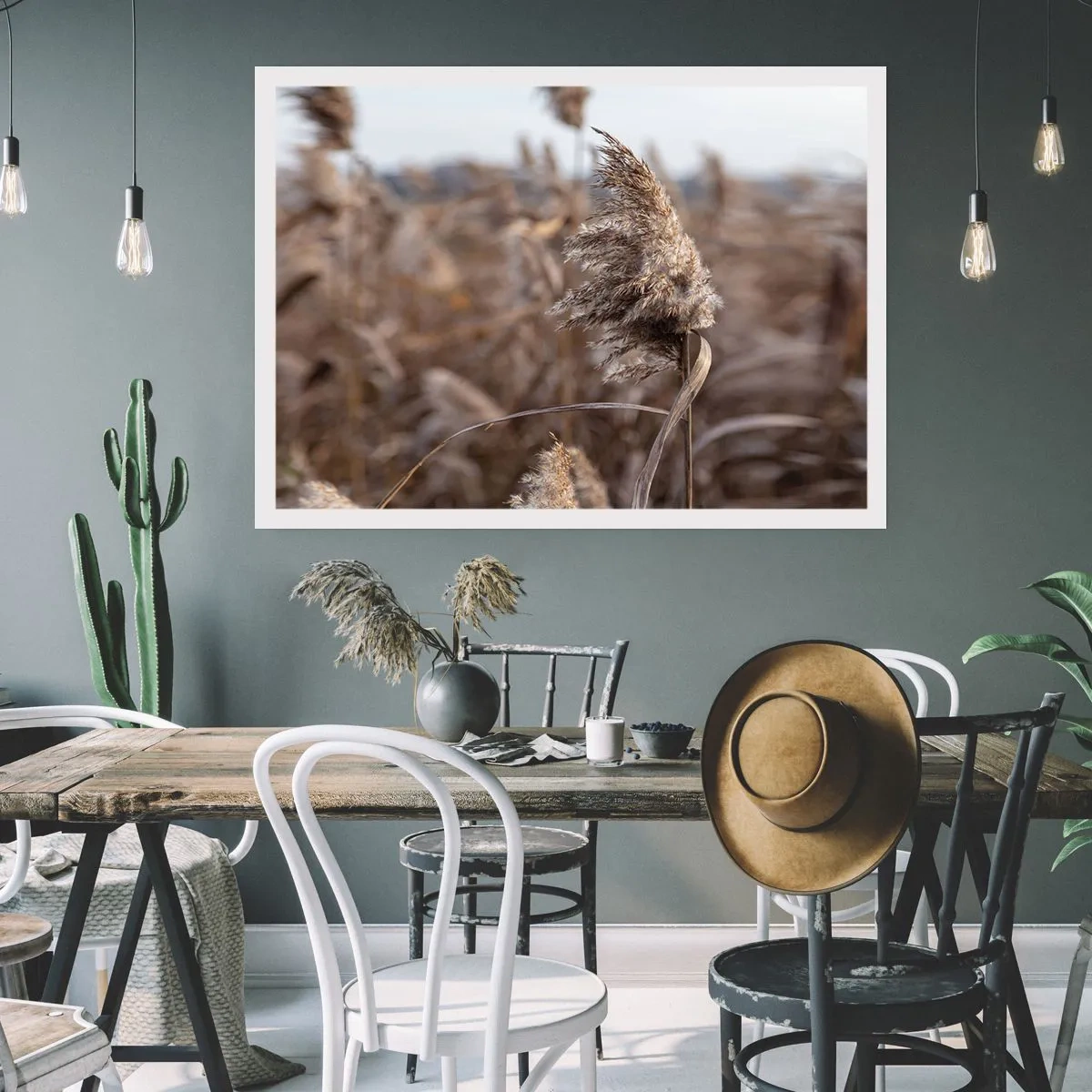 Poster - Tijd om met de wind mee te gaan - 70x50 cm