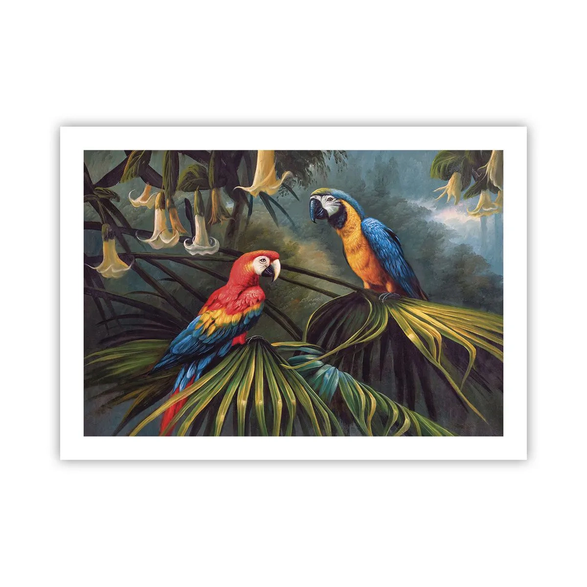 Poster - Romantiek in de tropen - 70x50 cm