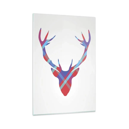 Schilderen op glas - Schotse herten - 80x120 cm