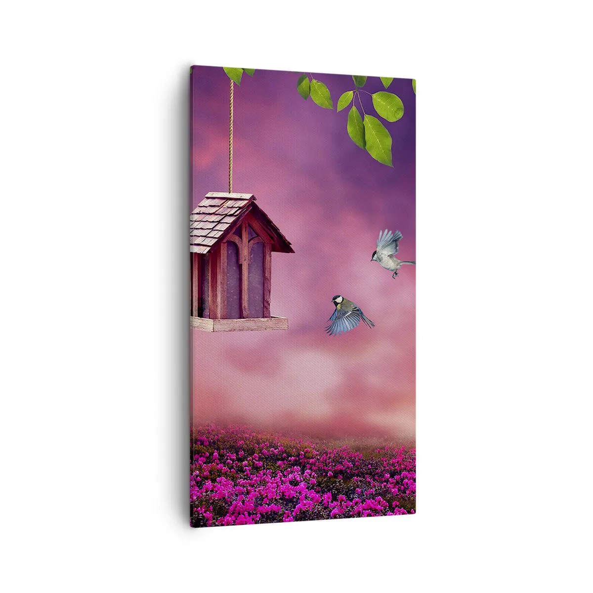 Schilderen op canvas - Uitnodiging voor het avondeten - 55x100 cm