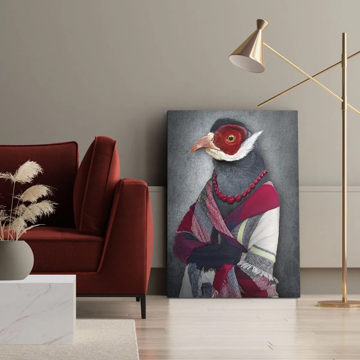 Schilderen op canvas - Wat doe ik hier?! - 50x70 cm