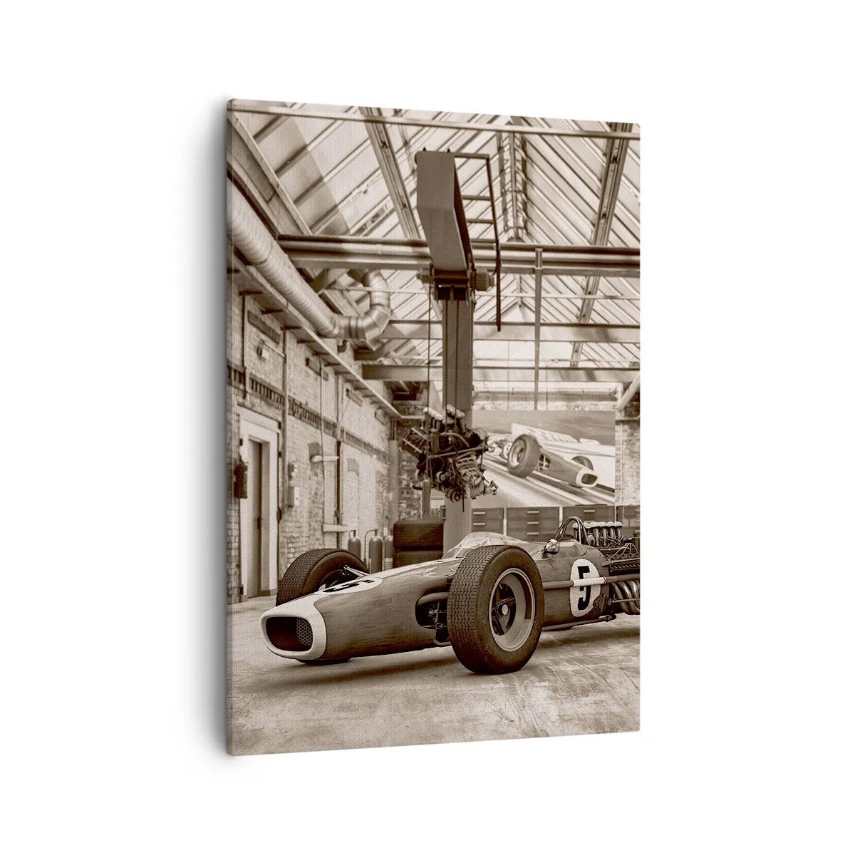 Schilderen op canvas - De rust van de winnaar - 50x70 cm