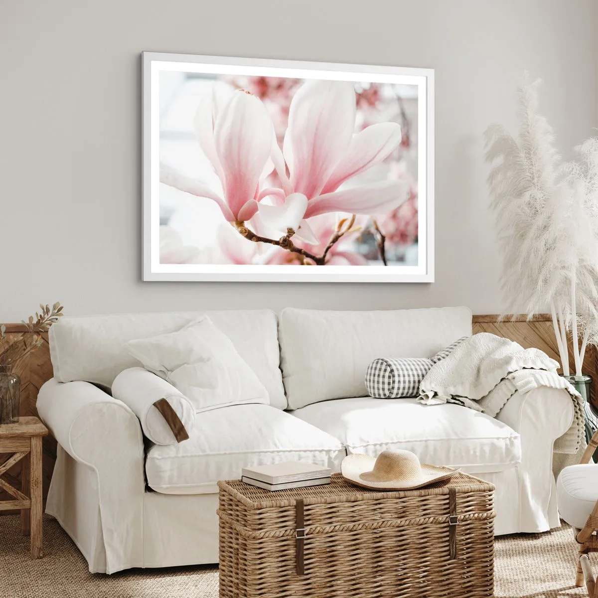 Poster in een witte lijst - Een overvloed aan tederheid - 70x50 cm