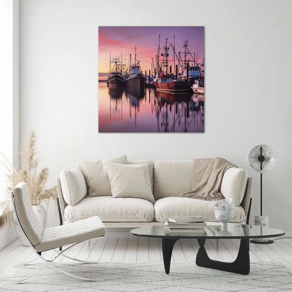 Schilderen op glas - Voor de volgende dag - 70x70 cm