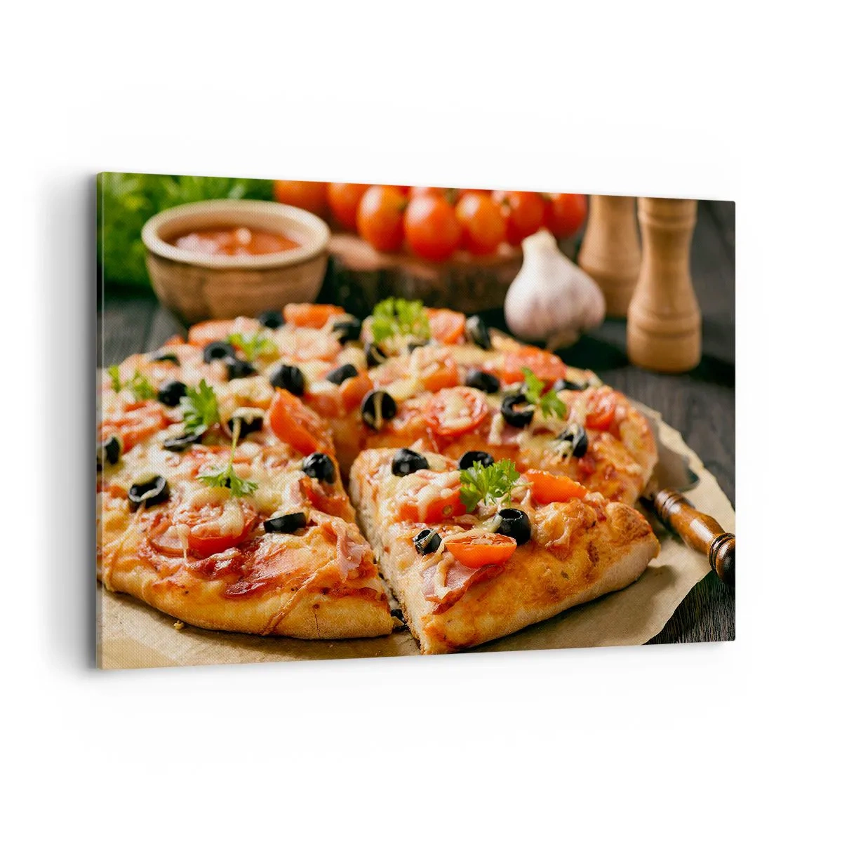 Schilderen op canvas - Je bent er weer mee weggekomen - 120x80 cm