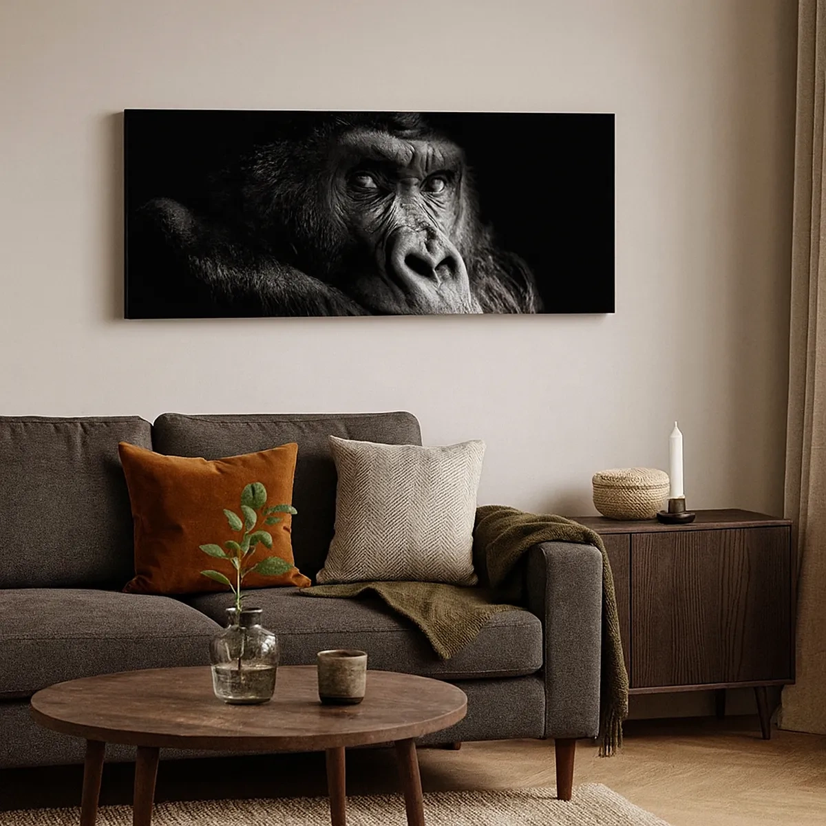 Schilderen op canvas - En waar kijk je naar? - 30x30 cm