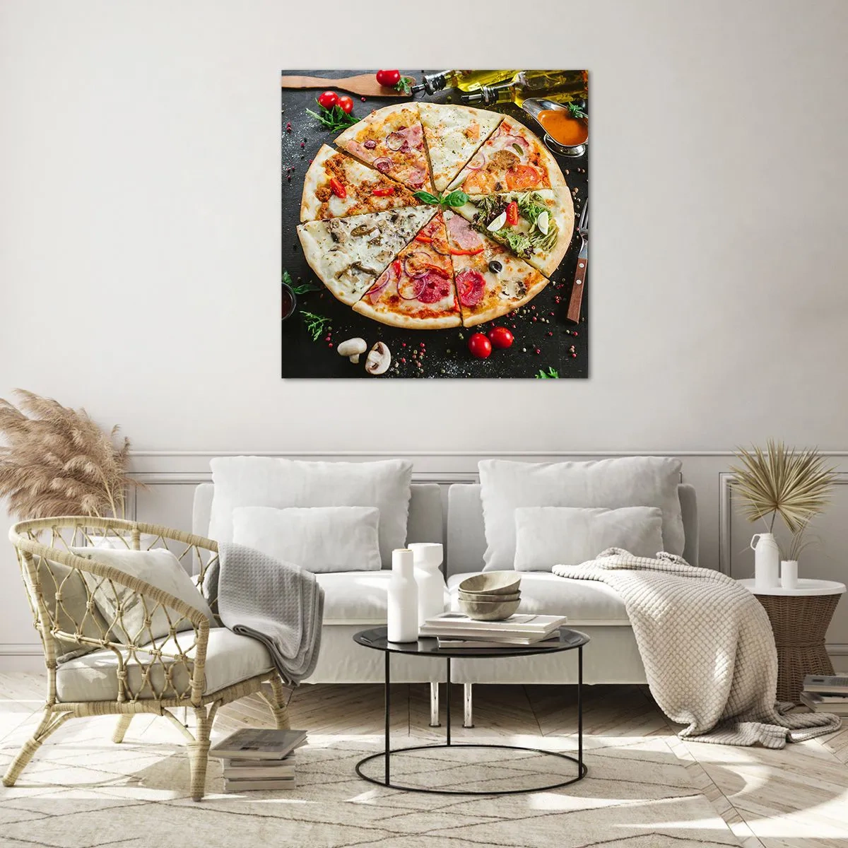 Schilderen op glas - Een scala aan smaken - 60x60 cm