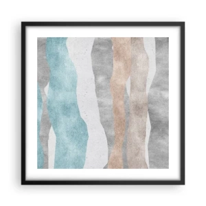 Poster in een zwarte lijst - Een studie van nabijheid - 50x50 cm