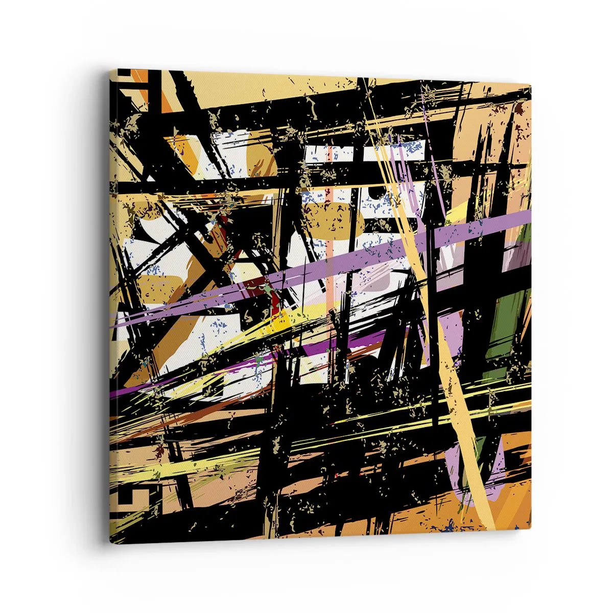 Schilderen op canvas - Een scherp snijden - 40x40 cm