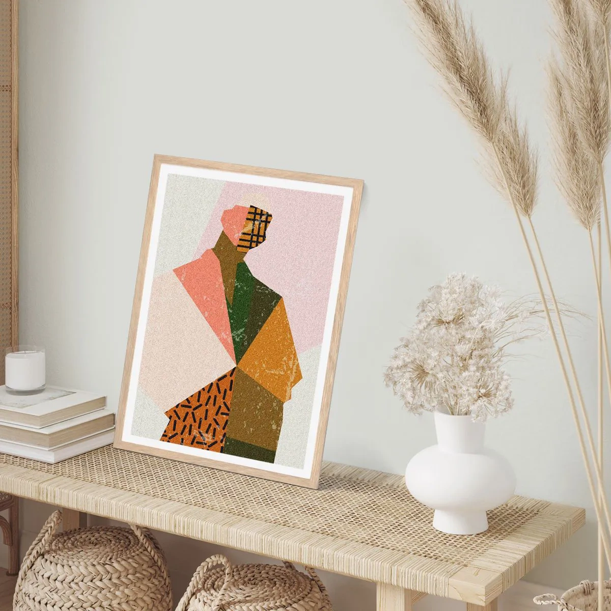 Een poster in een licht eiken lijst - De mens – een ingewikkeld wezen - 50x70 cm