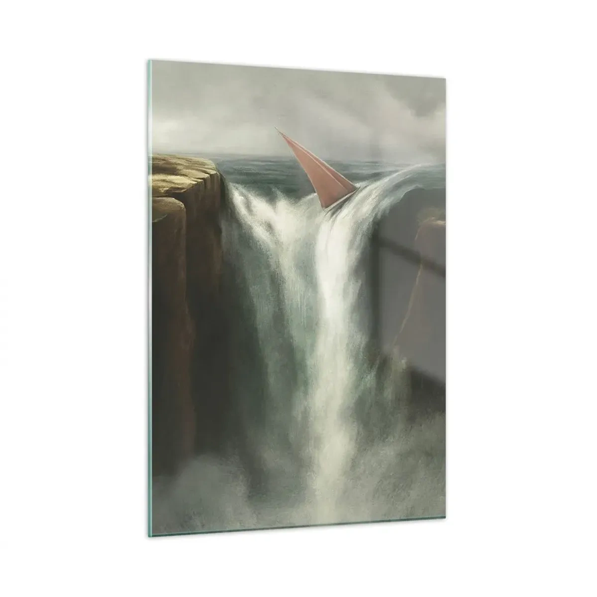 Schilderen op glas - Een waarschuwing voor het leven - 50x70 cm