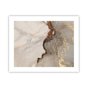 Poster - Op de grens van kleuren - 50x40 cm