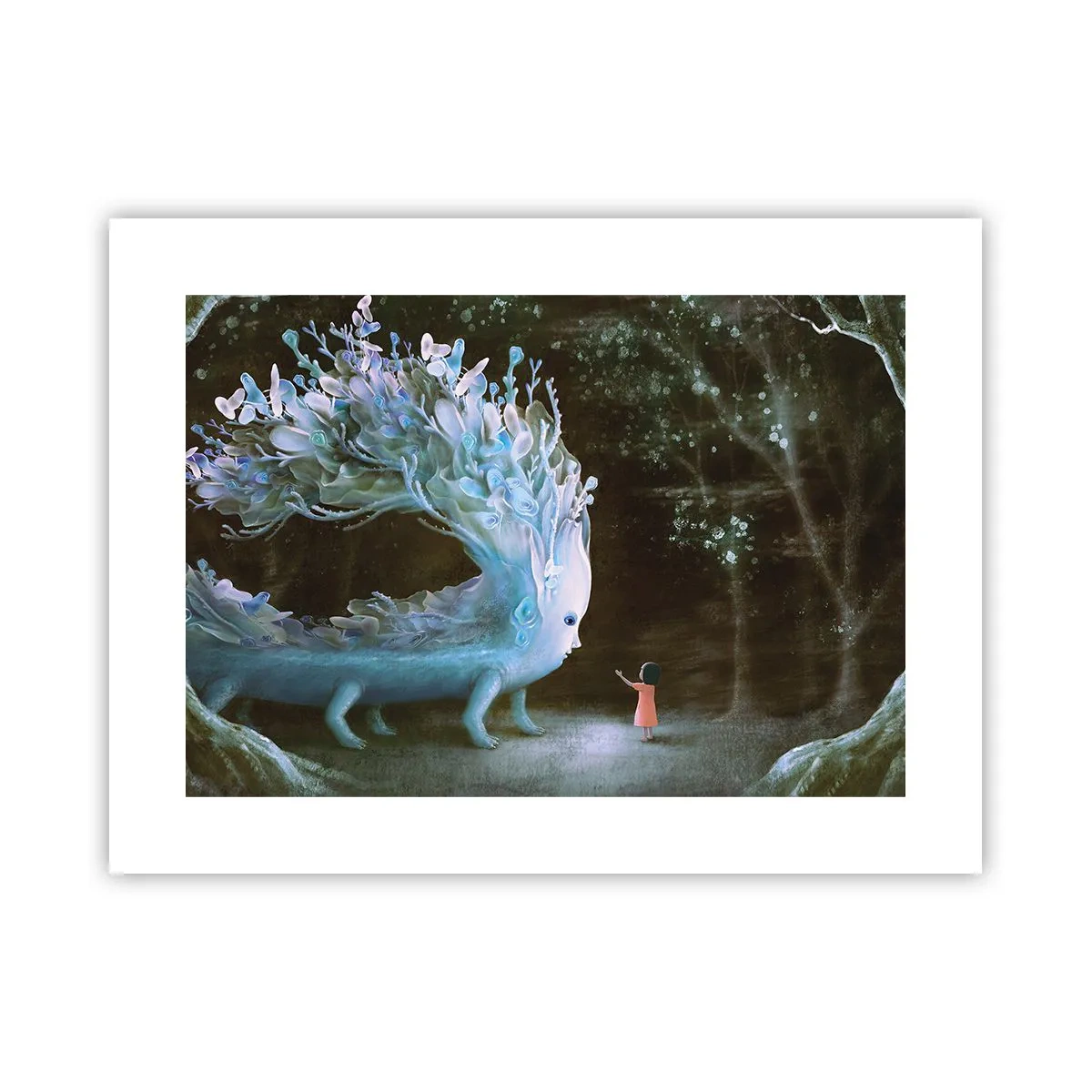 Poster - Fantastische ontmoeting - 40x30 cm