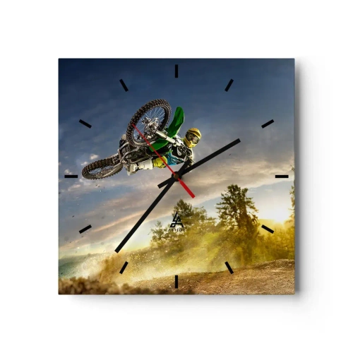 Wandklok - Klok - Schakel emoties in! - 30x30 cm