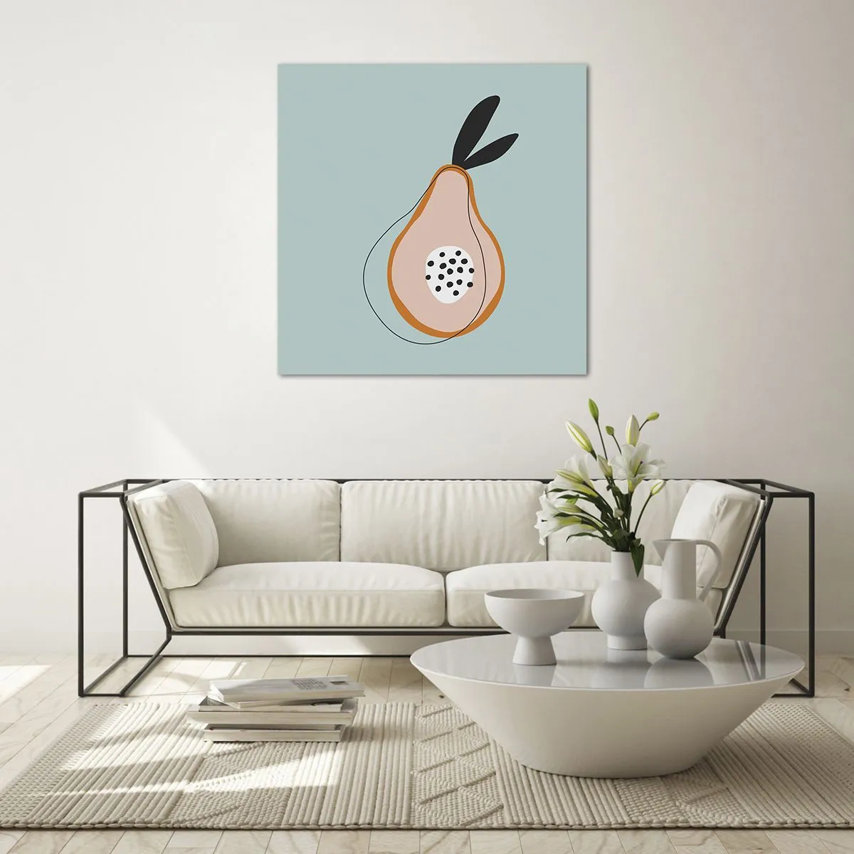 Schilderen op glas - Doordringen in de aard van de dingen - 30x30 cm