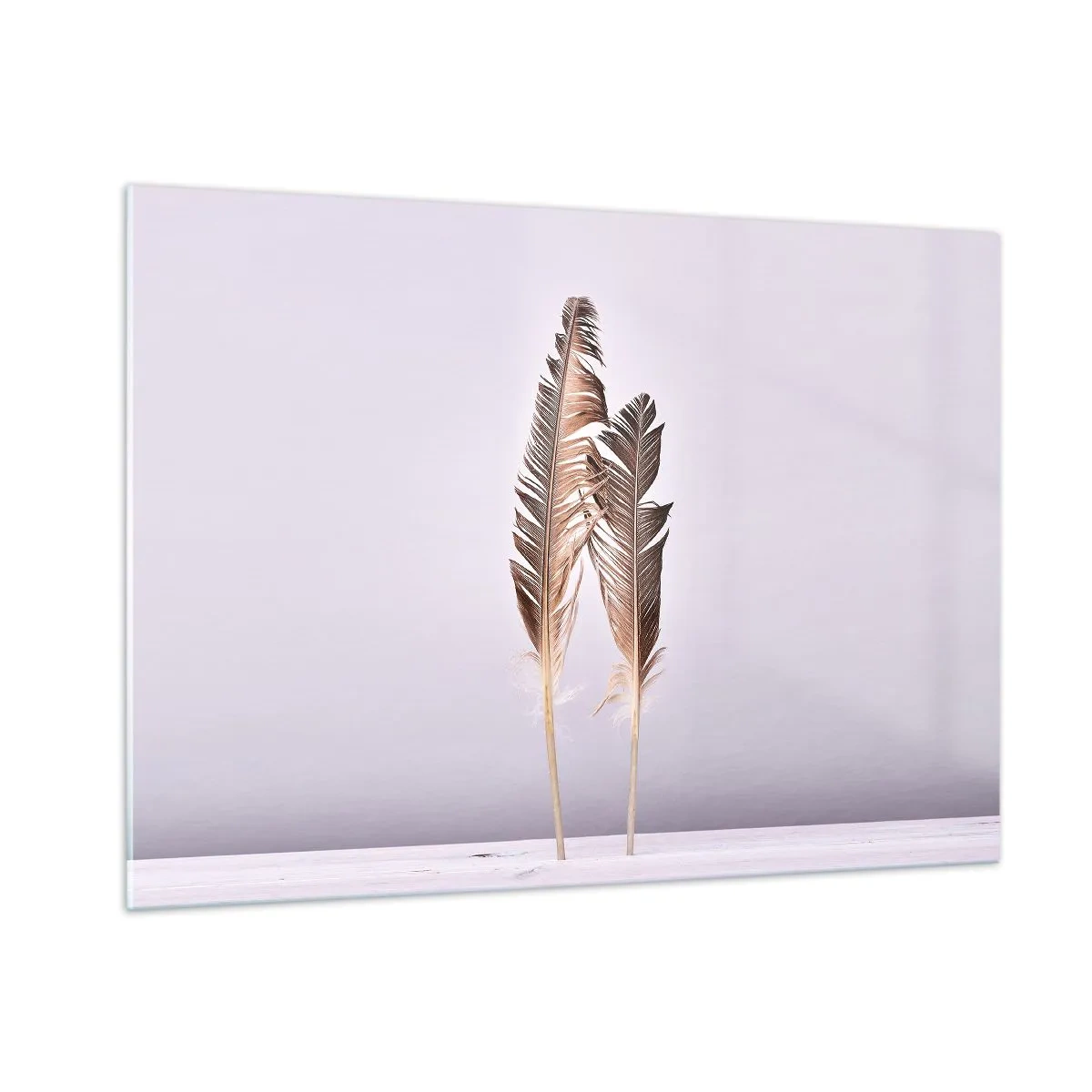 Schilderen op glas - Tegen het niets - 100x70 cm