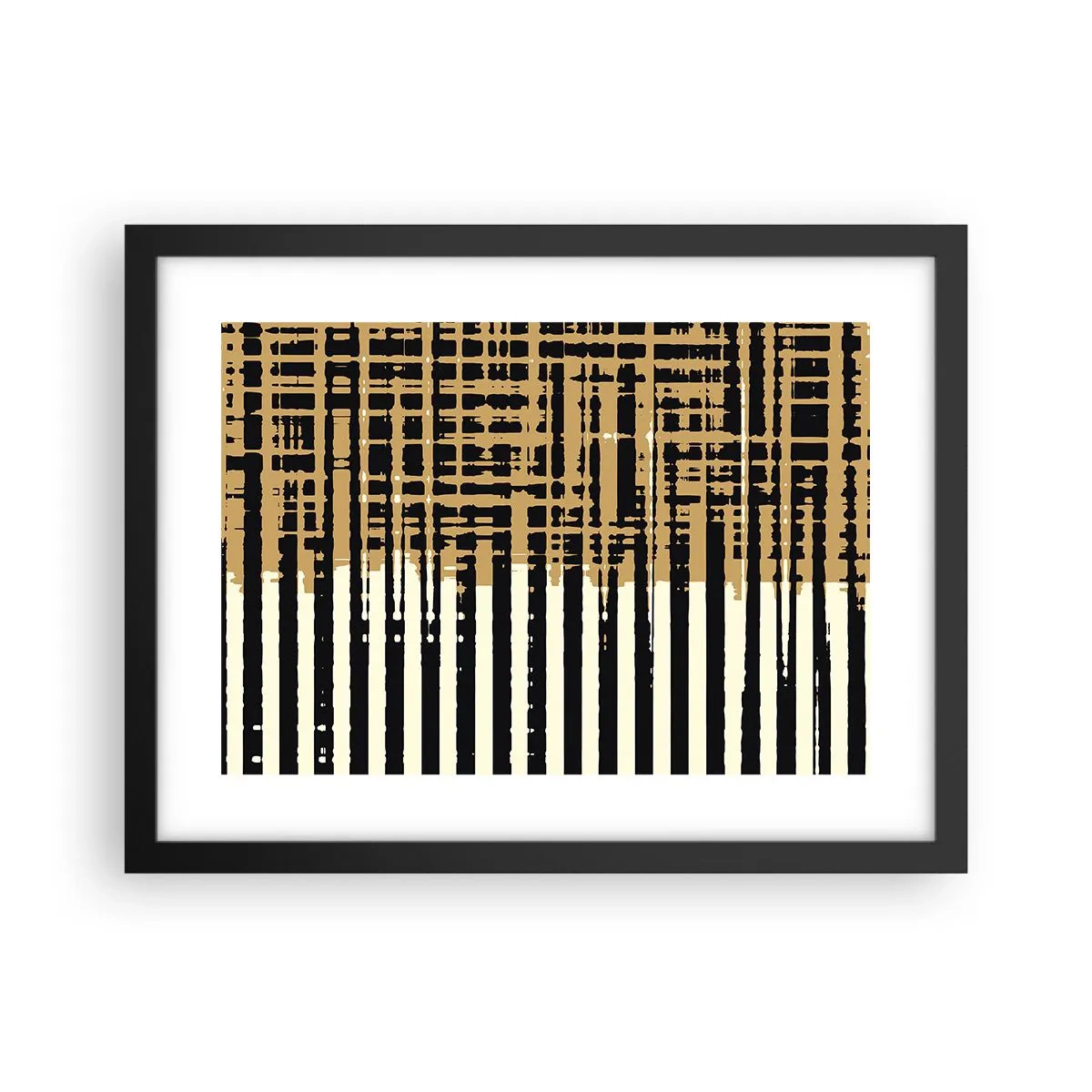 Poster in een zwarte lijst - Architecturale abstractie - 40x30 cm
