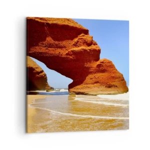 Schilderen op canvas - Water en wind  al duizen jaren - 50x50 cm