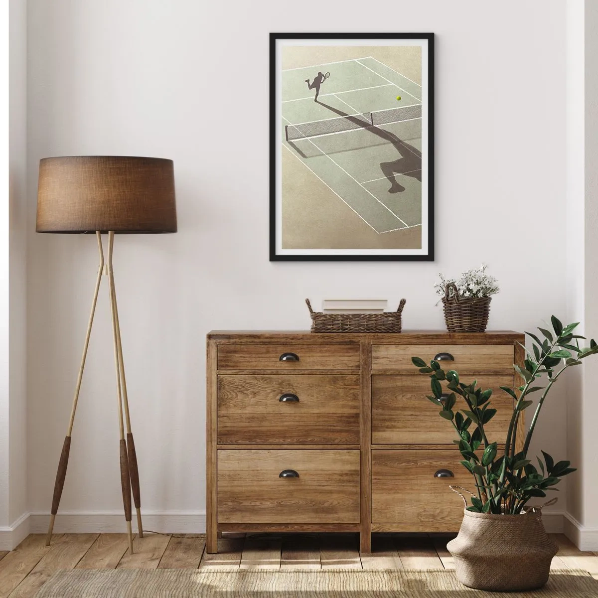Poster in een zwarte lijst - Jezelf overwinnen - 30x40 cm
