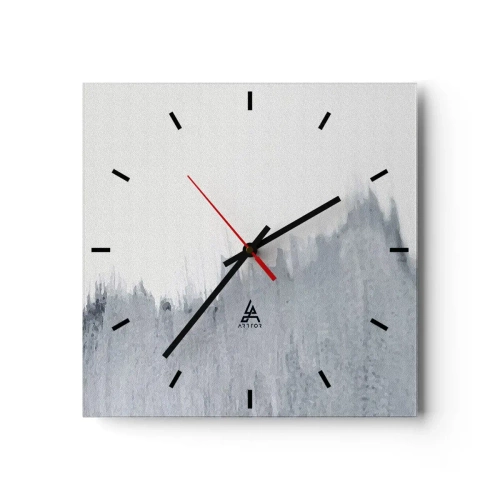 Wandklok - Klok - Mysterieuze tekst - 30x30 cm