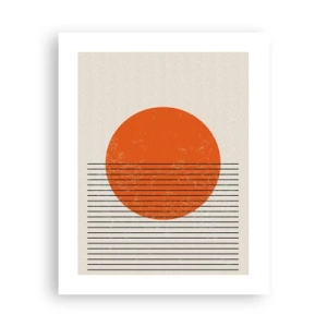 Poster - Altijd de zon - 40x50 cm