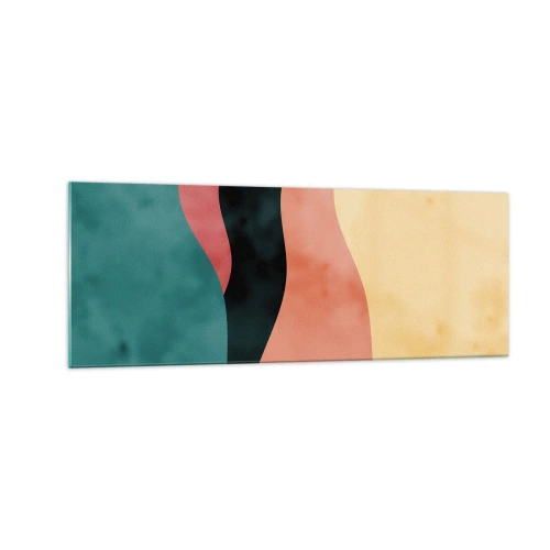 Schilderen op glas - Conforme non-conformiteit - 140x50 cm