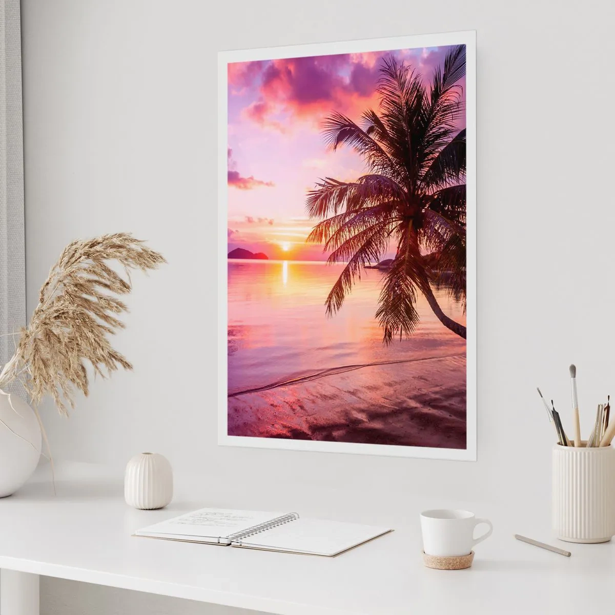Poster - Geluk tot aan de horizon - 30x40 cm