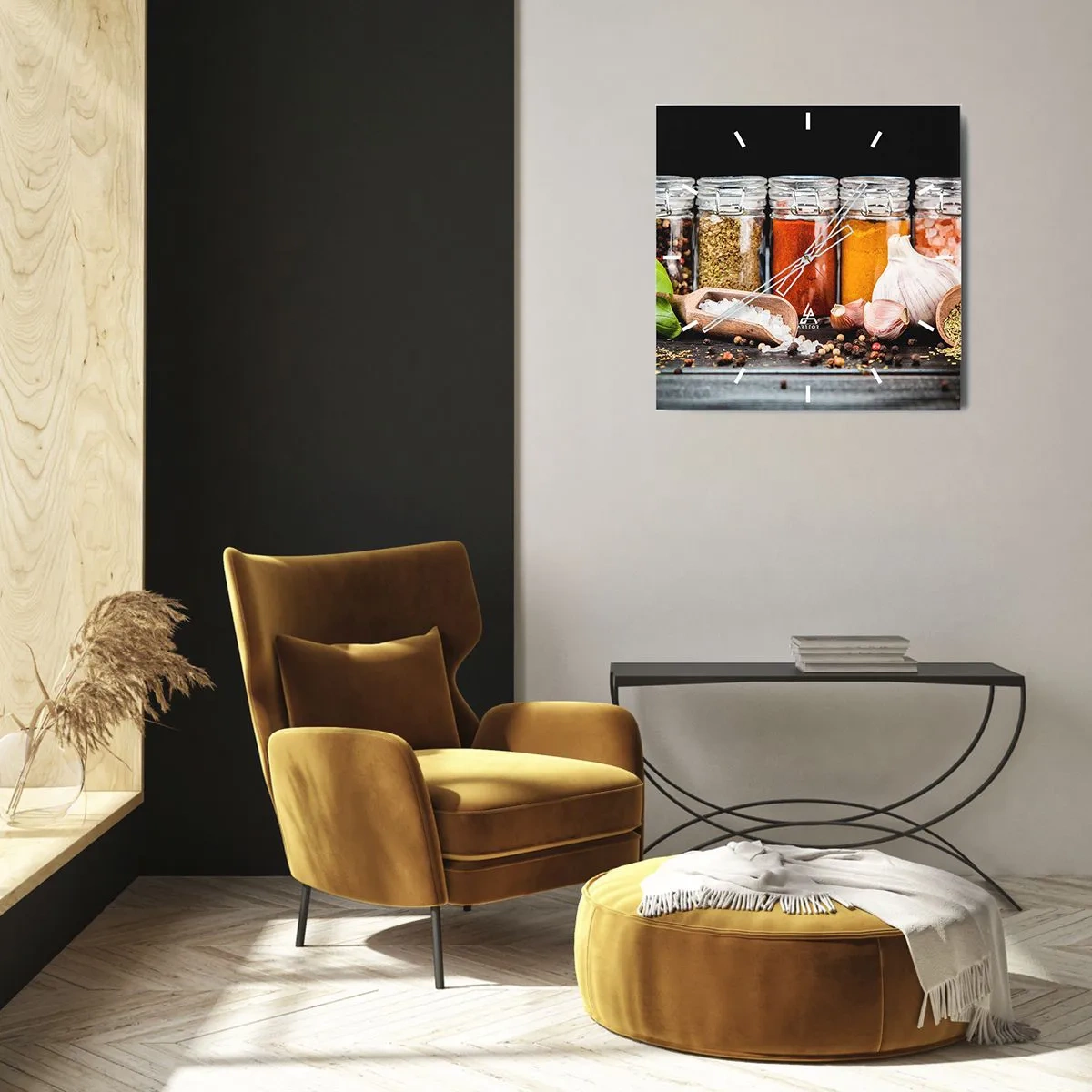 Wandklok - Klok - Zodat het leven smaak heeft - 40x40 cm
