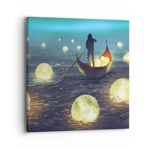 Schilderen op canvas - Dingen waar filosofen nooit van hebben gedroomd - 40x40 cm